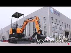 HT10B 1000kg Crawler Hightop Mini Excavator EPA/EURO 5 Rumah Menggunakan Penggali Kecil