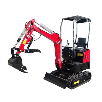 HT10BZ 1000kg Mini Crawler Excavator Opsional Boom Swing Mesin Penggali Kecil