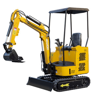 Pilot Hidraulik Penuh Hightop Mini Excavator 1,5 Ton Mini Digger Double Cylinder