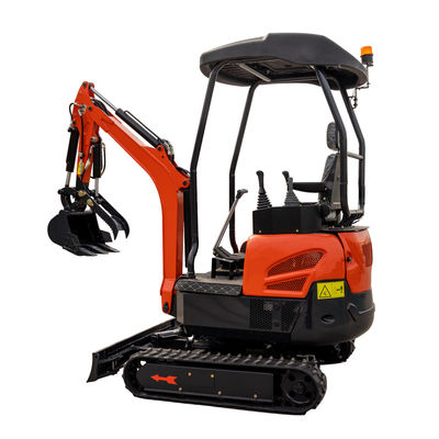 Merek impor Jepang Mesin 1.8 Ton Hightop Mini Excavator Dengan Chassis Track Telescopic