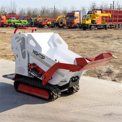 Mesin Bensin Epa Mini Crawler Dumper Transporter Rubber Track Dumper HT500