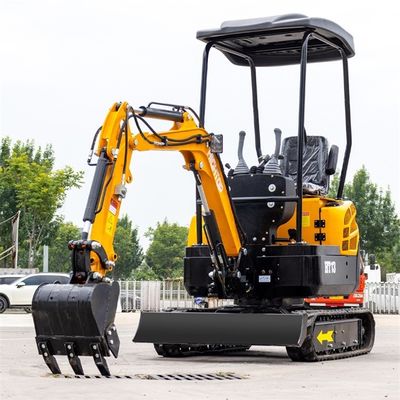 Lebar Track 180mm HT13 Hightop Mini Excavator 795mm Tail Turning Radius