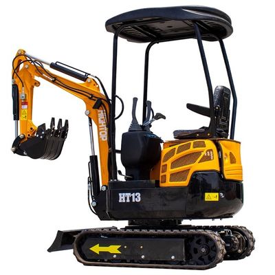 Ekskavator Hightop 1300kg Dengan Pengukur Track Penggali Mini 920mm