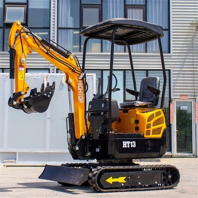 2100mm Max Height Hightop Mini Excavator Dengan Lebar Atas 990mm