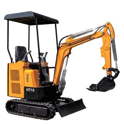 Kecepatan putar 11rmp Crawler Mini Excavator Fungsibilitas serbaguna Compact Digger