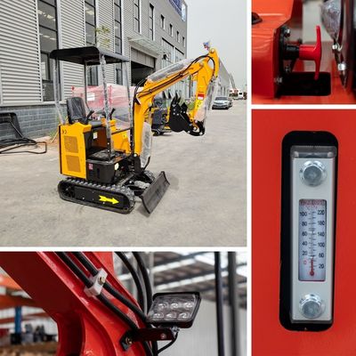 Mini Excavator Crawler Digging Bucket System Tekanan 9mpa