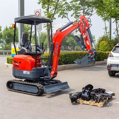 Mini Excavator Hidraulik yang Kompak dan Kuat dengan Berat Operasi 1800kg