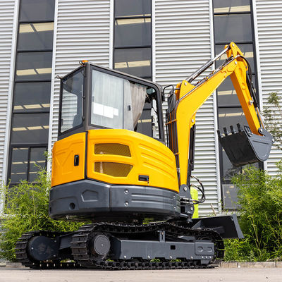 Load Sensitive System Compact Crawler Excavator dengan kontrol kaki hidrolik dan desain benar-benar tanpa ekor