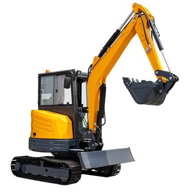 Mini Excavator Hightop Bersertifikat CE Mematuhi EPA dengan Radius Putar Ekor 885mm