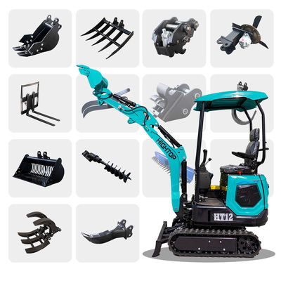 Pekerjaan tanah Excavator hidraulik kecil Didorong oleh mesin KOOP 192F