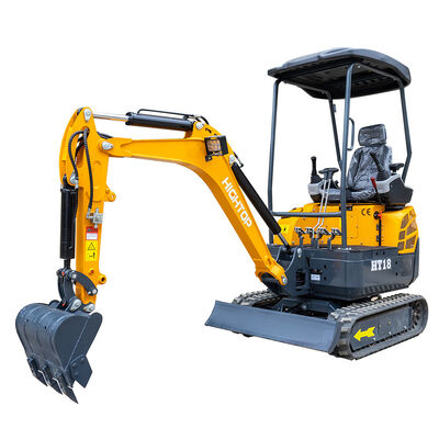HT18L Mini Excavator dengan berat operasi 1310kg untuk tugas konstruksi serbaguna
