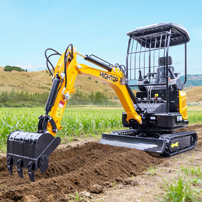 HT18C 1,8 ton Kelas Zero-Tail Swing Mini Excavator dengan Mesin Berkinerja Tinggi